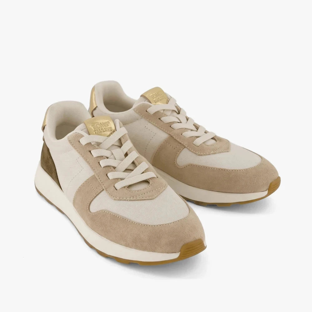 Toms Womens Travel Lite Retro Sneaker Oatmeal | Toms