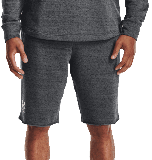 Under Armour Mens Rival Terry Shorts 012 Grey | Under Armour