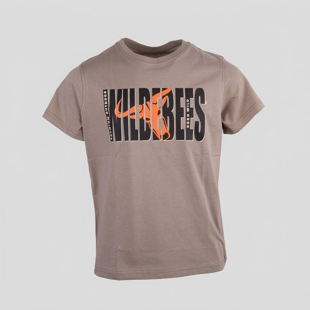 Wildebees Boys Gazing Tee Desert Sand