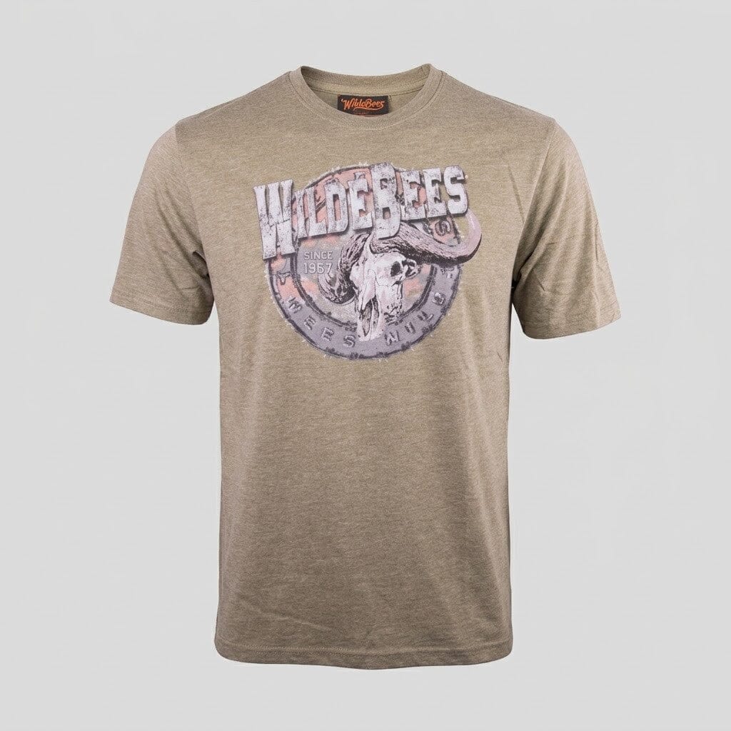 Wildebees Buffalo Heritage Logo Tee Fatigue | Wildebees