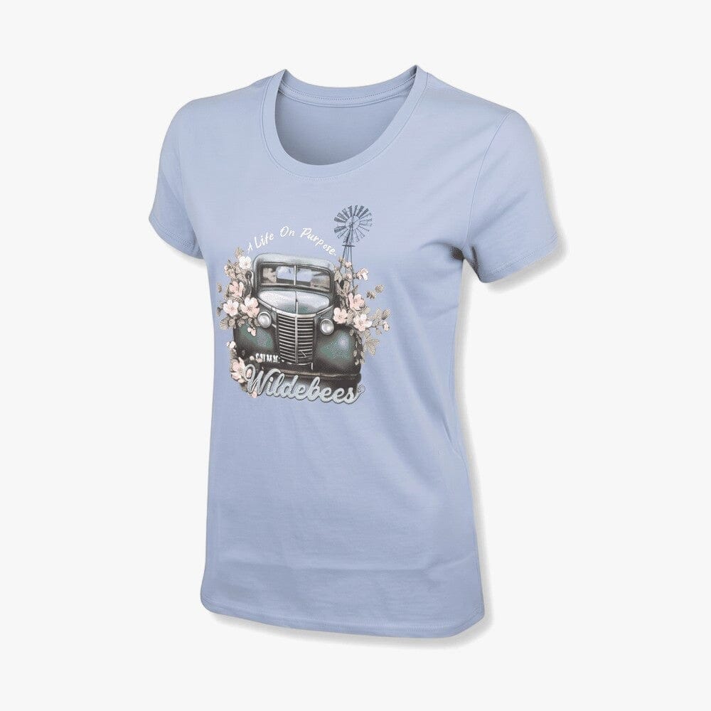 Wildebees Farmers Market Tee Arctic Ice | Wildebees