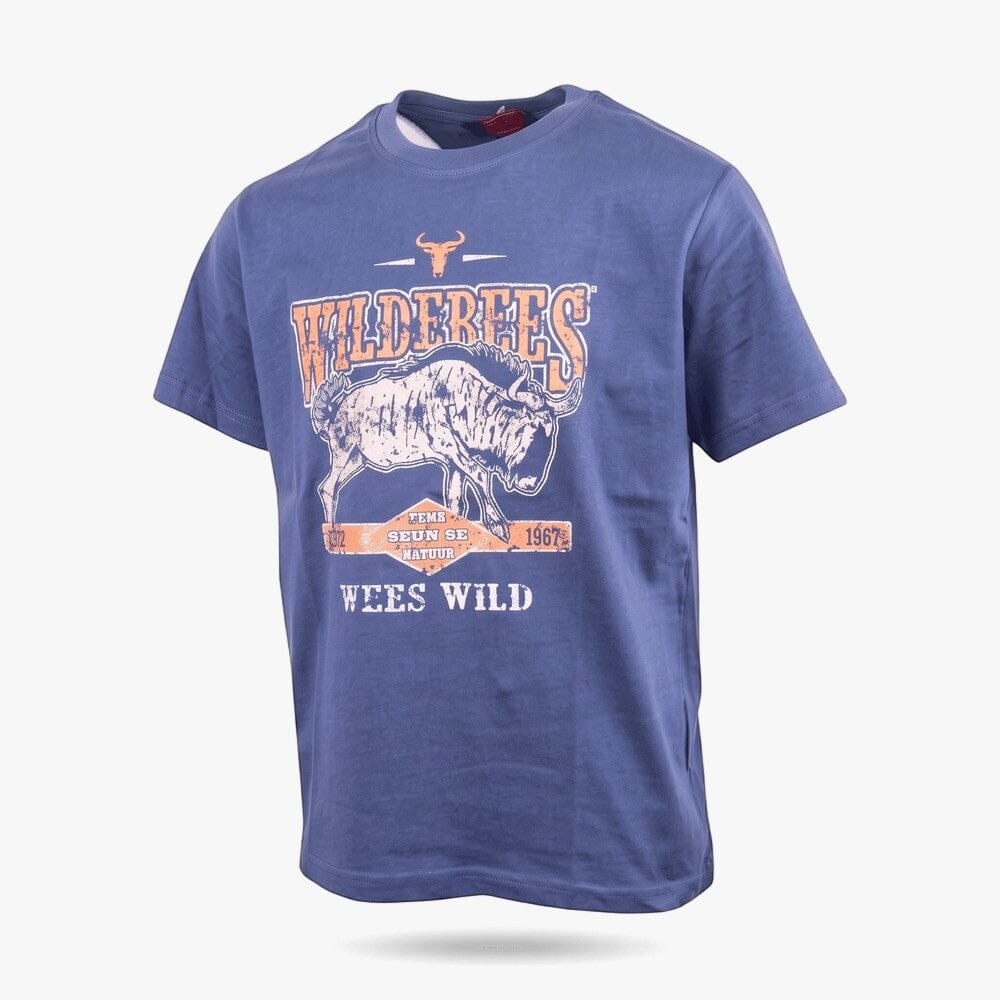 Wildebees Kids Pop Out Short Sleeve Tee Indigo | Wildebees