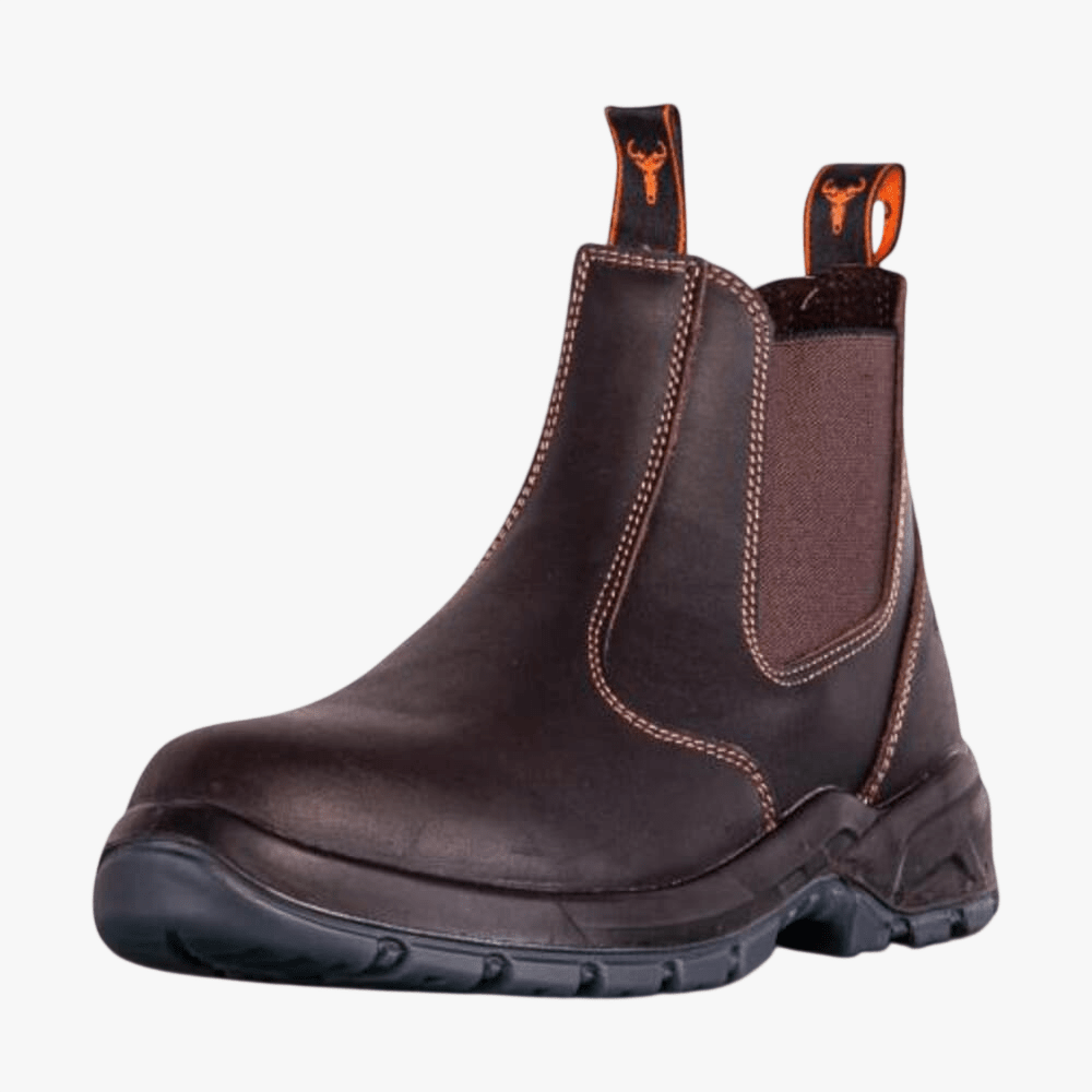 Wildebees Mens Krokodil Chelsea Boot Brown | Wildebees