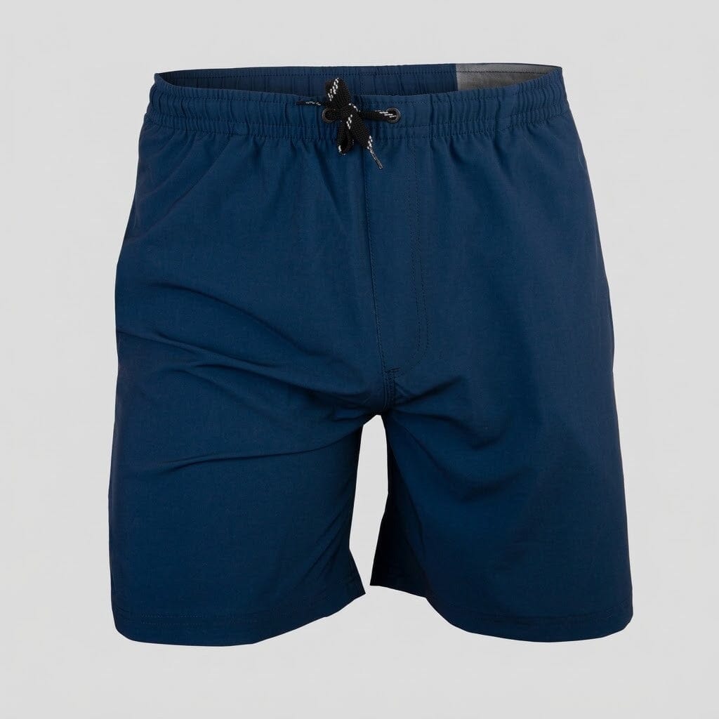 Wildebees Mens Plain Swim Shorts Mineral Blue | Wildebees