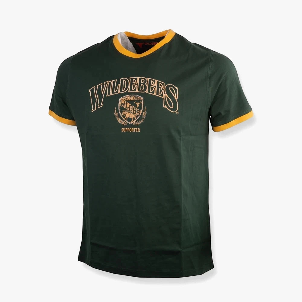 Wildebees Mens Supporter Tee Green | Wildebees