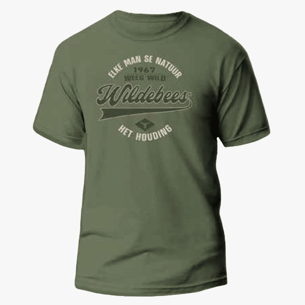 Wildebees Mens Swoosh Tp Short Sleeve Tee Laurel Green | Wildebees