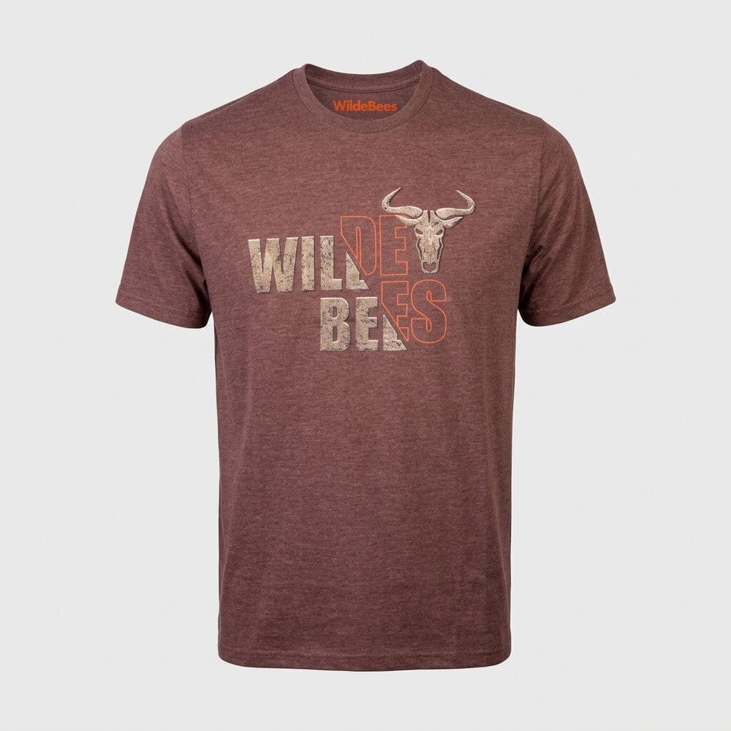 Wildebees Urban Rock Slpit Tee Coffee Mel | Wildebees