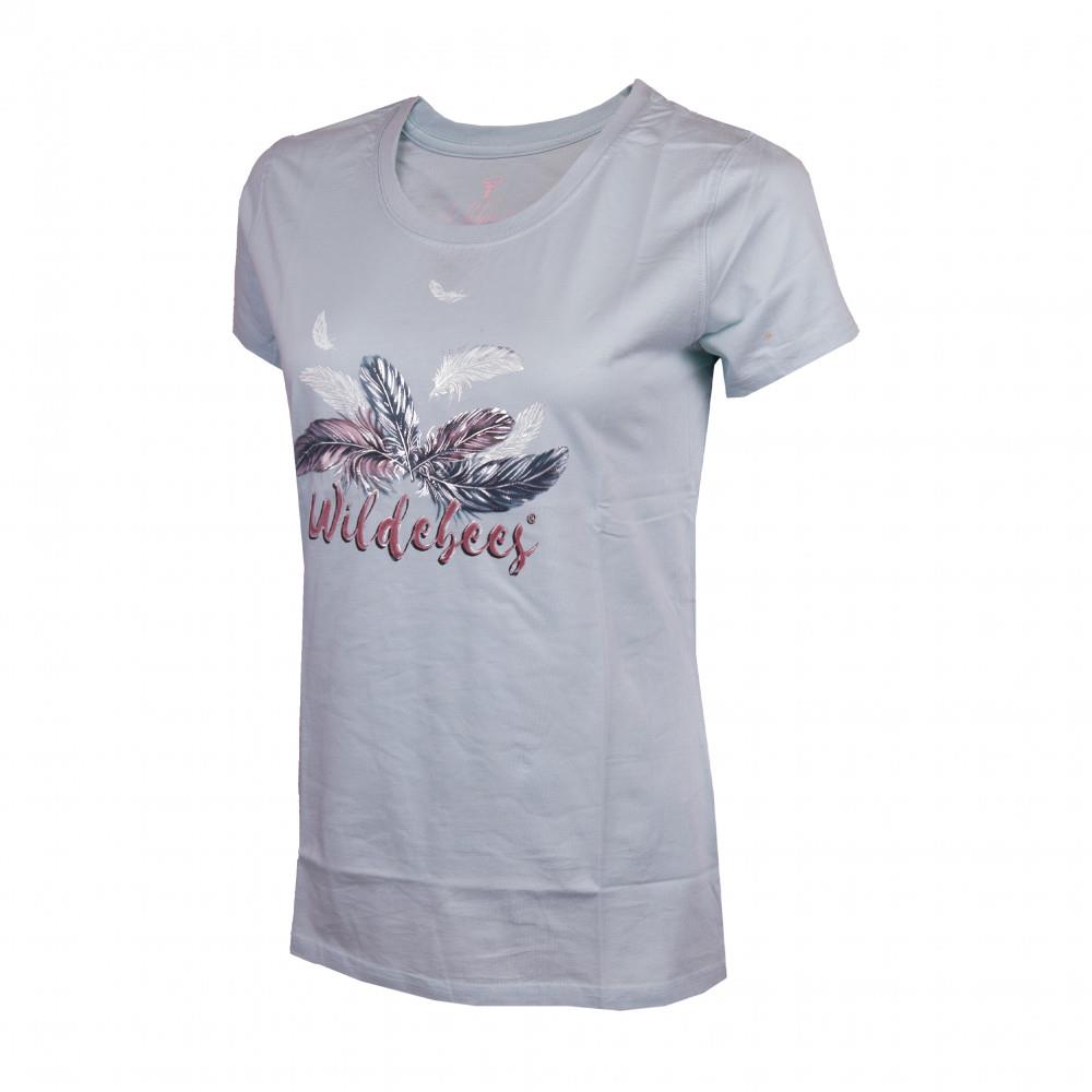 Wildebees Womens Feather Light Short Sleeve Tee Fog