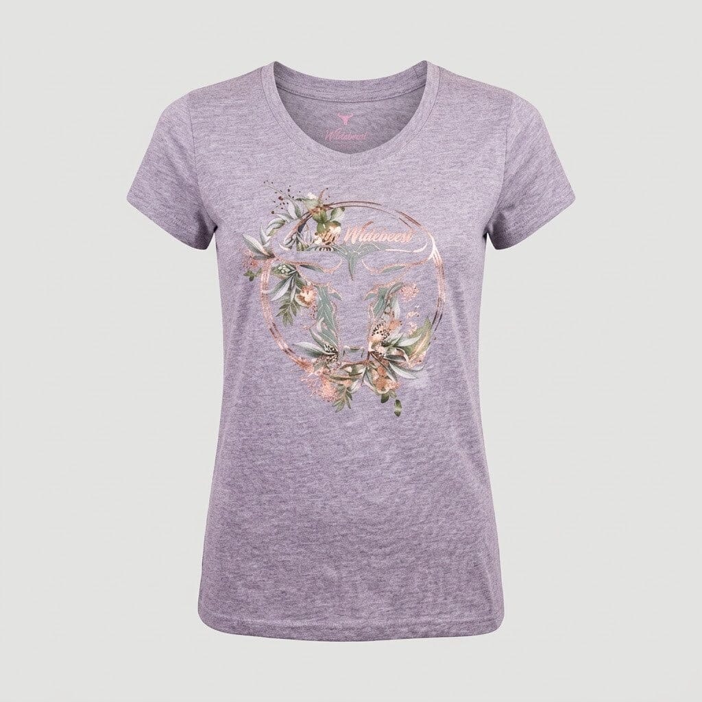 Wildebees Womens Looking Glass Tee Grey Mel | Wildebees