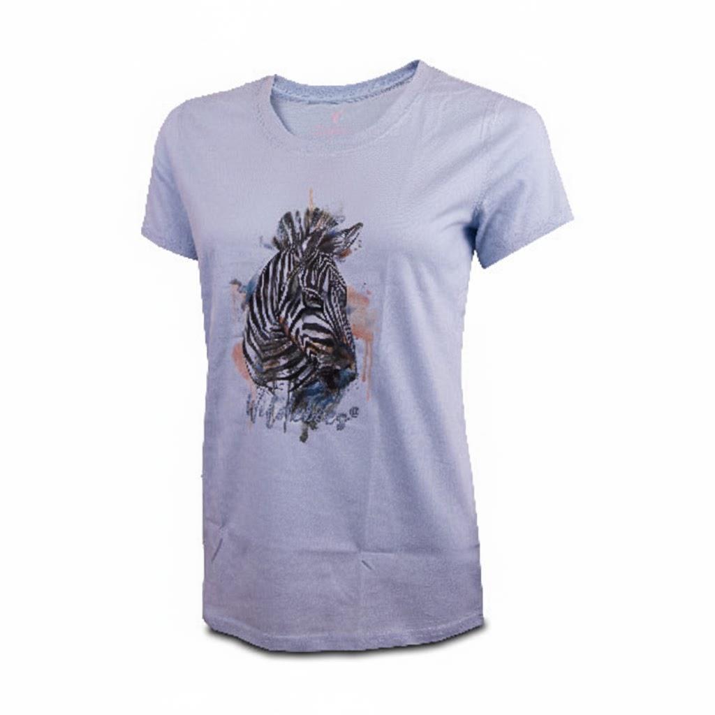 Wildebees Womens Serenity Short Sleeve Tee Tiffany Blue