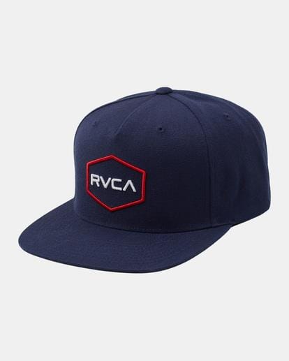 Rvca Commonwealth Snapback Cap B Navy Rvca