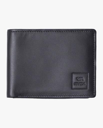 Rvca Cedar Bifold Wallet Black Rvca