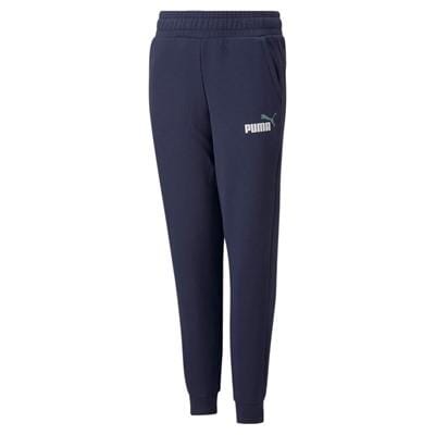 Puma Boys Ess+ 2 Col Logo Trackpants Peacoat Puma