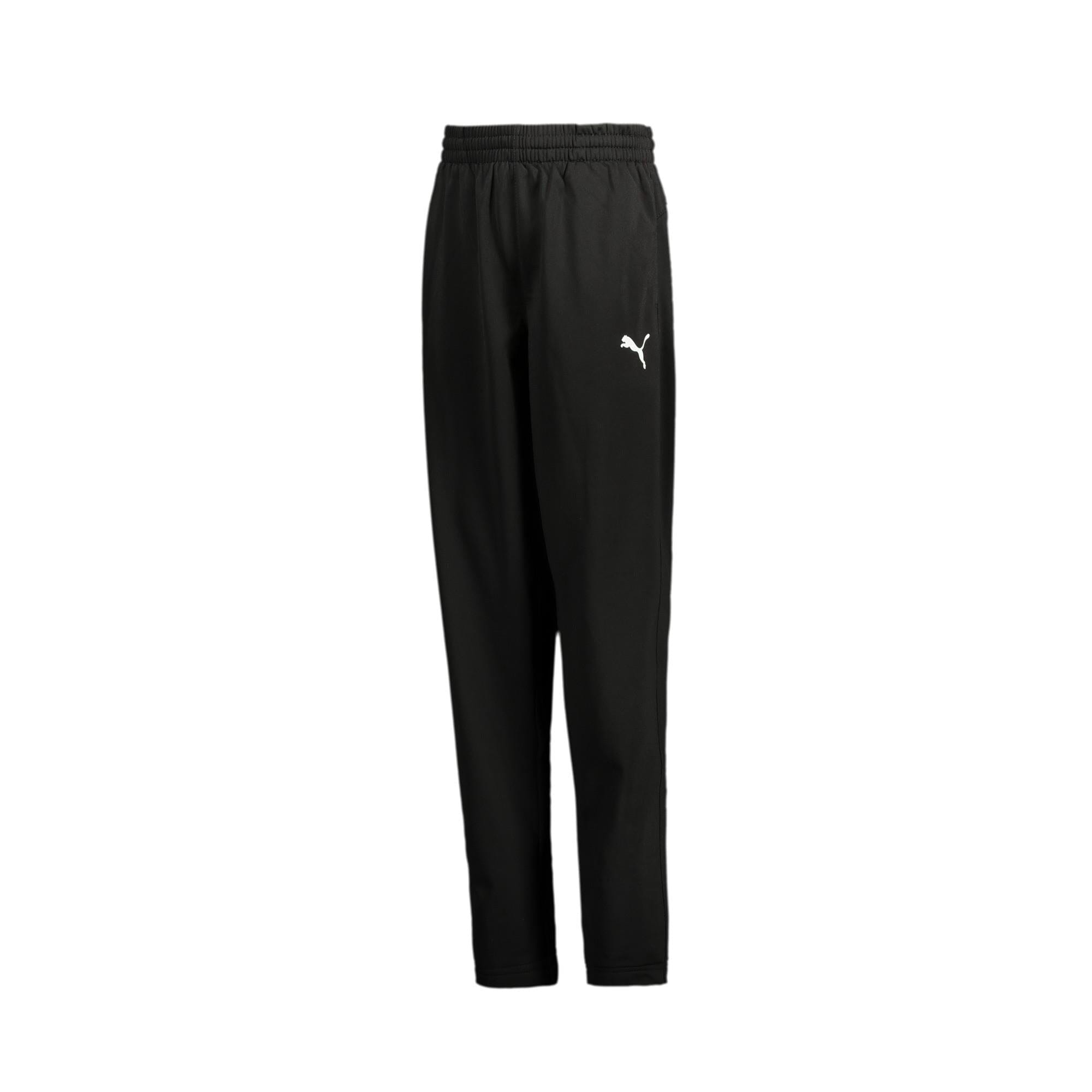 Puma Boys Za Tricot Track Pants Black Puma