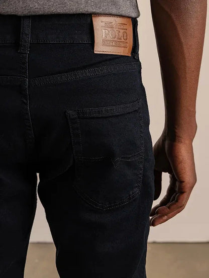 Polo Mens Simon Straight Leg Jean Black | Polo