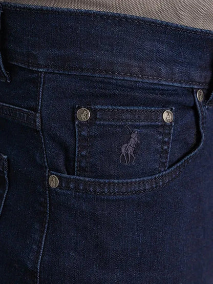 Polo Mens Paul Comfort Fit Relaxed Leg Stretch Denim Blue Black | Polo