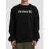 Hurley Mens One And Only Crew Sweater Black | Hurley