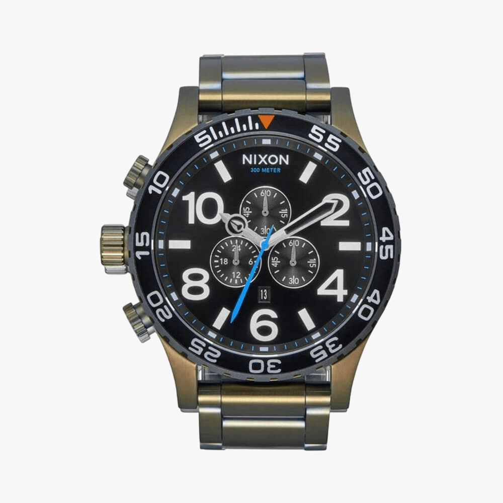 Nixon 51-30 Chrono Black Sunray / Surplus &gt;610-4359 | Nixon