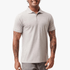 Fox Mens Steadfast Short Sleeve Golfer Light Grey Heather | Fox