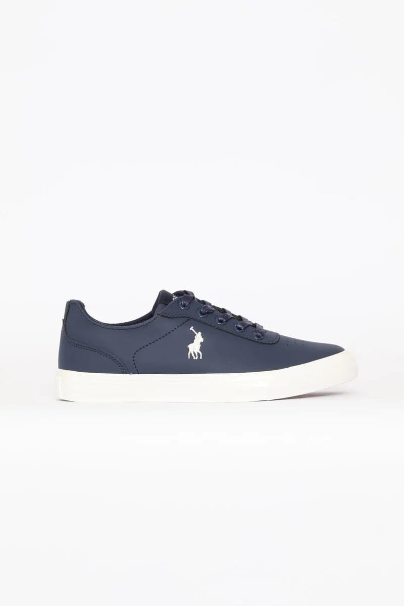 Polo Mens Basic Pu Sneaker Navy | Polo