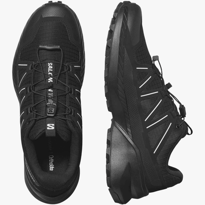 Salomon Mens Speedcross Peak Trail Sneaker Black Black Glacgr | Salomon