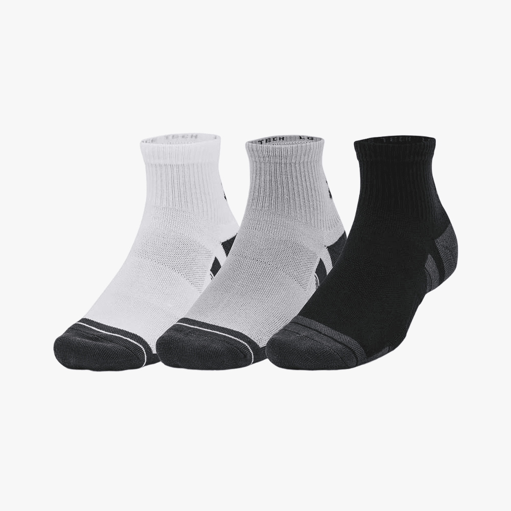 Under Armour Tech Performance 3 Pack Qtr Socks 011 Multi | Under Armour