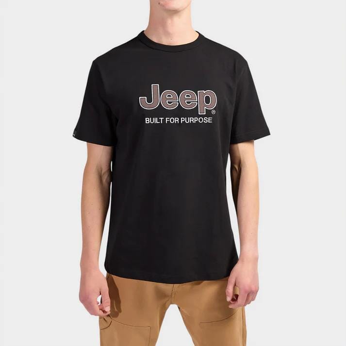 Jeep Mens Core Applique Tee Black | Jeep
