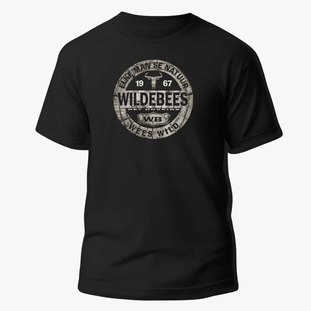 Wildebees Woodlook Tee Black | Wildebees
