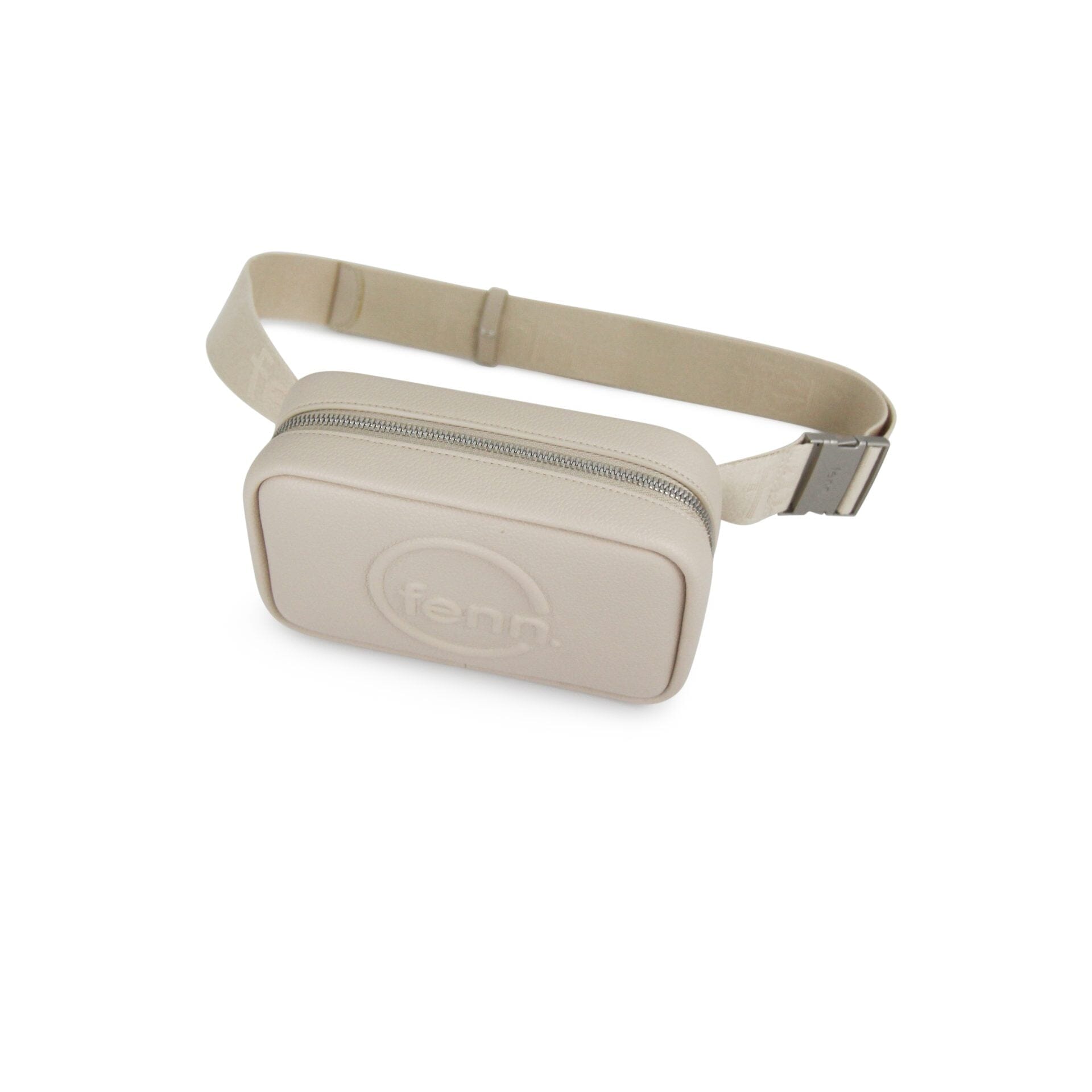 Fenn Pouch Strap Oatmeal Silver Handbag | Fenn