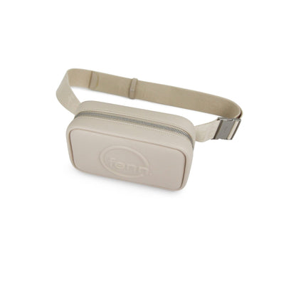 Fenn Pouch Strap Oatmeal Silver Handbag | Fenn