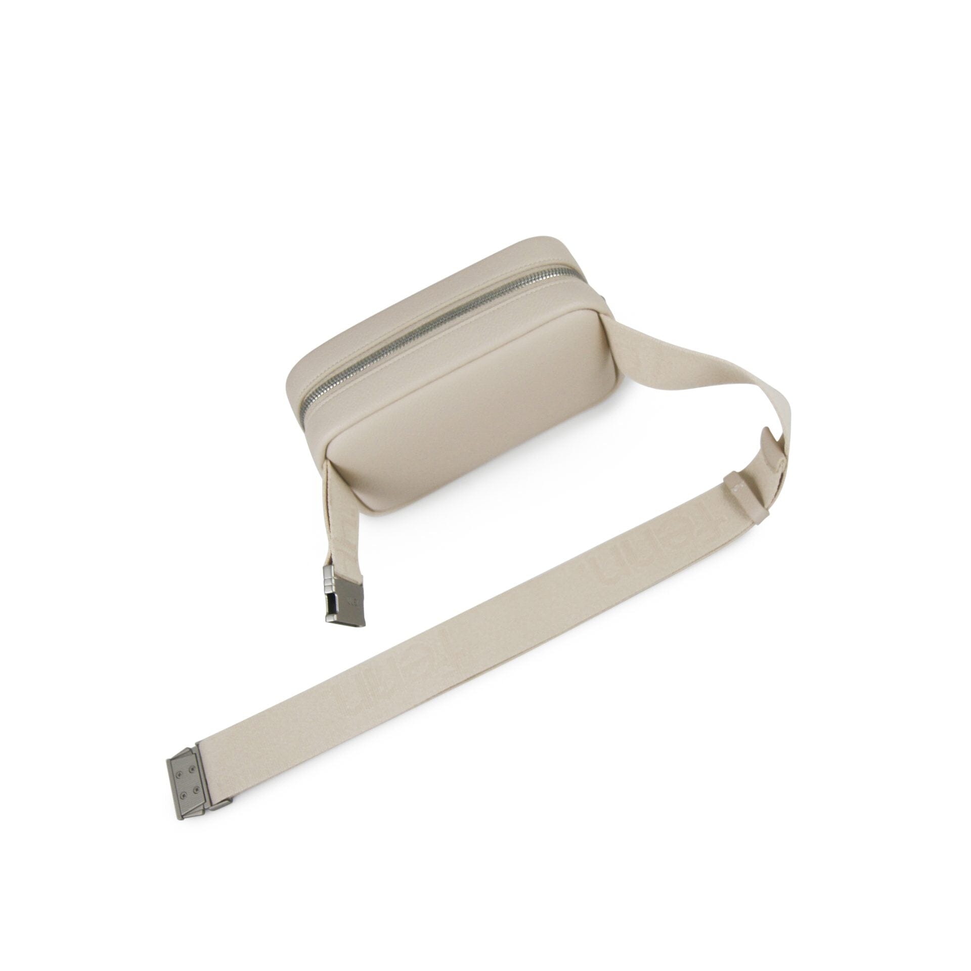 Fenn Pouch Strap Oatmeal Silver Handbag | Fenn