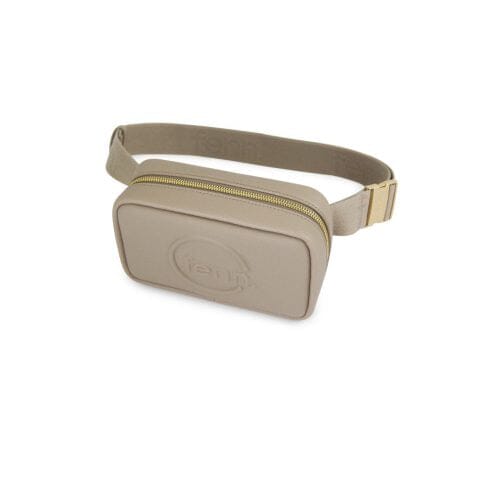 Fenn Pouch Strap Stone Sand Silver Handbag | Fenn