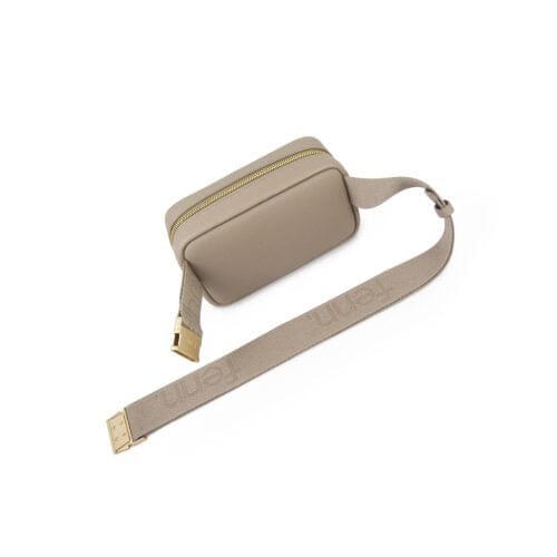 Fenn Pouch Strap Stone Sand Silver Handbag | Fenn