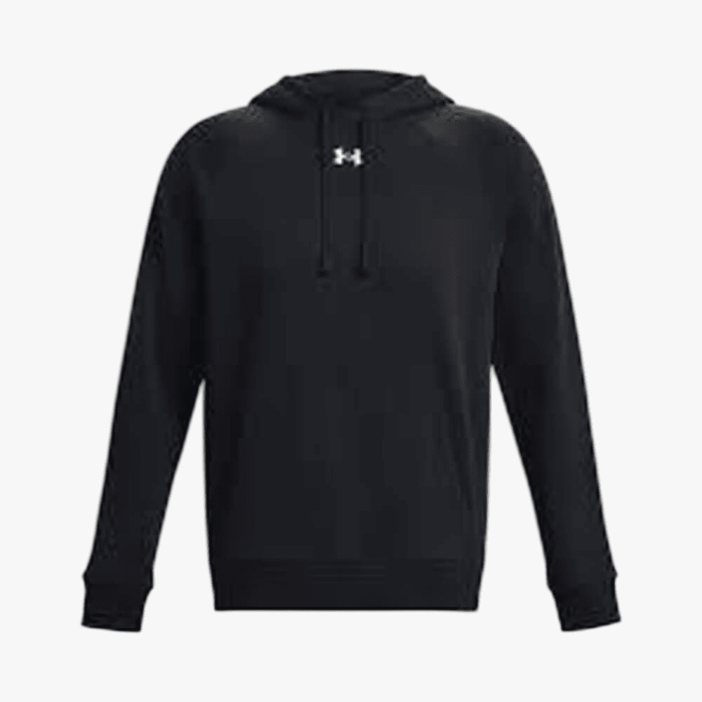 Under Armour Mens Rival Fleece Hoodie 001 Black | Under Armour