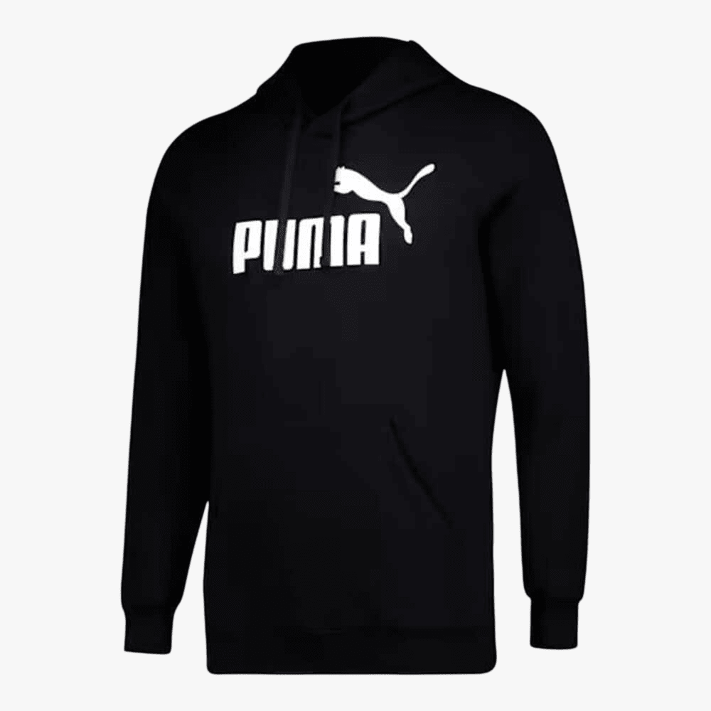Puma Mens Ess No 1 Logo Hoodie Black | Puma