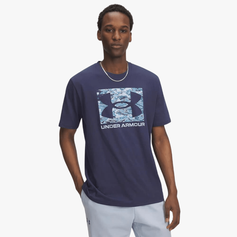 Under Armour Mens Abc Camo Boxed Short Sleeve Tee 403 Blue | Under Armour