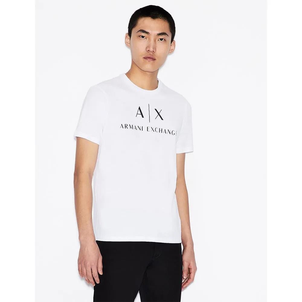 Armani Exchange Logo Print Tee White | Emporio Armani