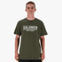 Salomon Mens Down Under Short Sleeve Tee Olive Night | Salomon