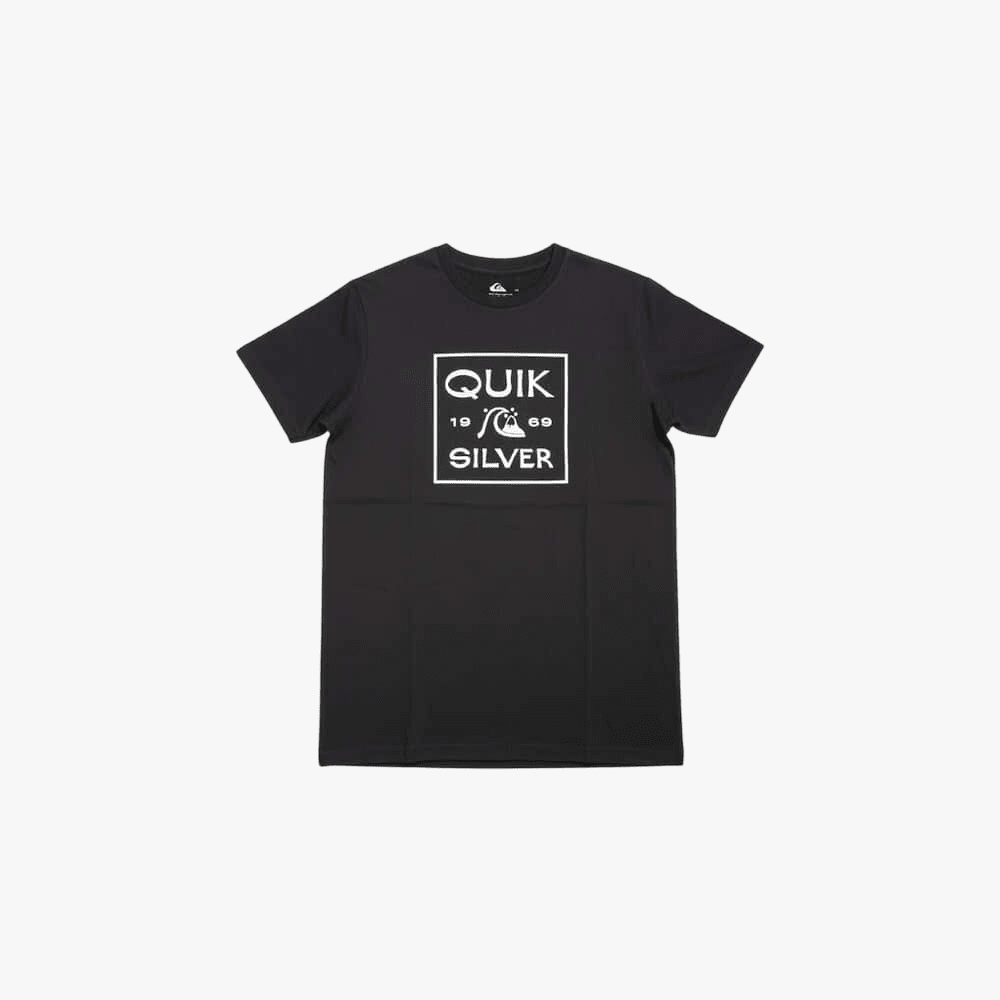 Quiksilver Boys Square Me Up Short Sleeve Tee Off Black | Quiksilver