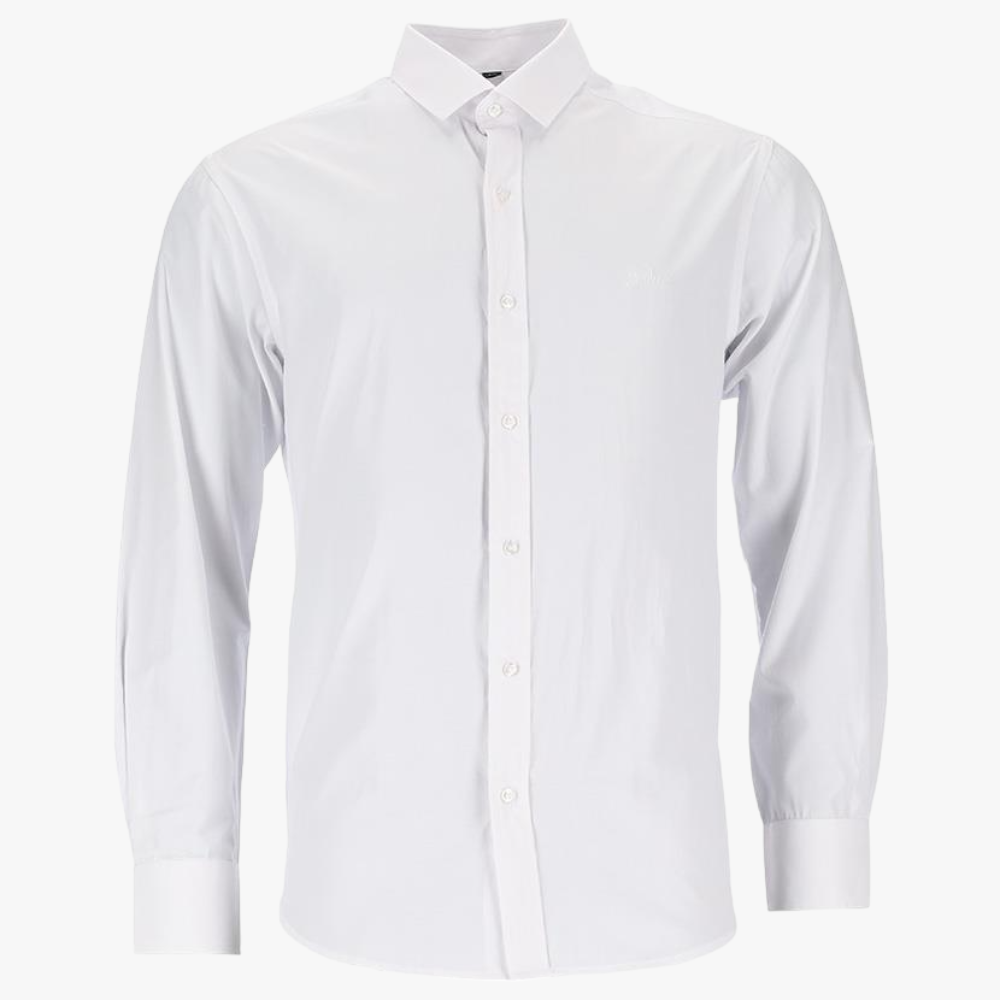 Carducci Mens Leonardo Formal Long Sleeve Shirt White – Brands Megastore