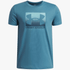 Under Armour Boys Boxed Sport Update Short Sleeve Tee 466 Blue | Under Armour