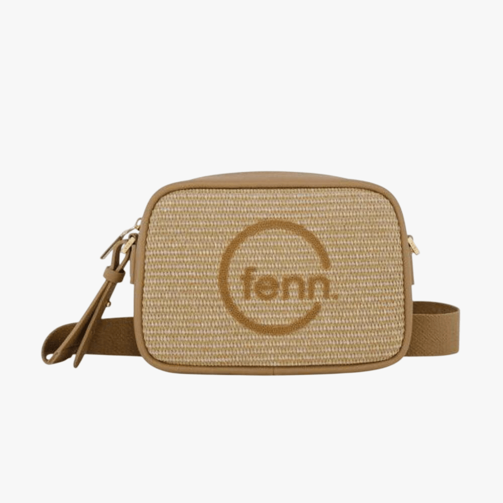 Fenn Weave Crossbody Wood Coffee | Fenn
