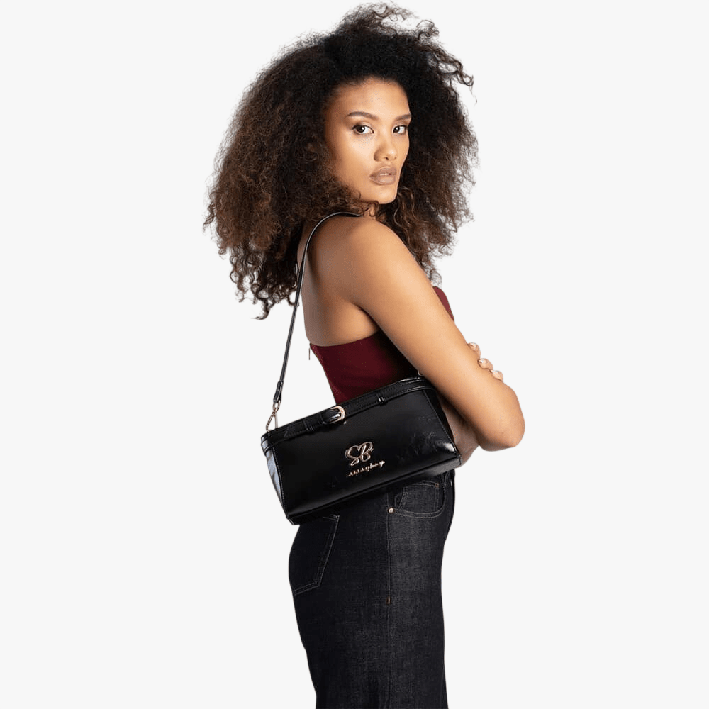 Sissy Boy Shoulder Handbag Black | Sissy Boy
