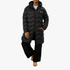 Jeep Womens Fashion Longer Length Padded Puffer Jacket Black | Jeep