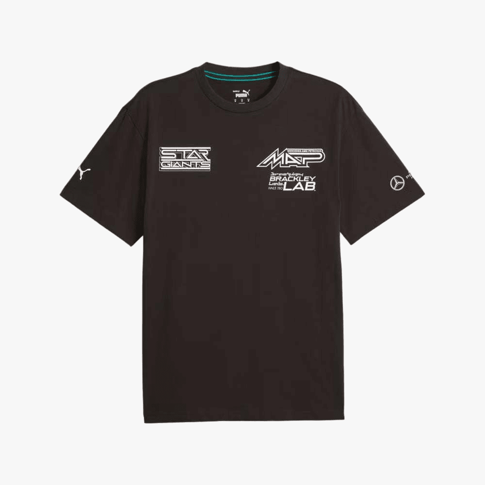 Puma Mens Mapf1 Grage Crew Short Sleeve Tee Black | Puma