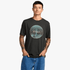 Rvca Mens Tresspas Red Stitch Short Sleeve Tee Pirate Black | Rvca
