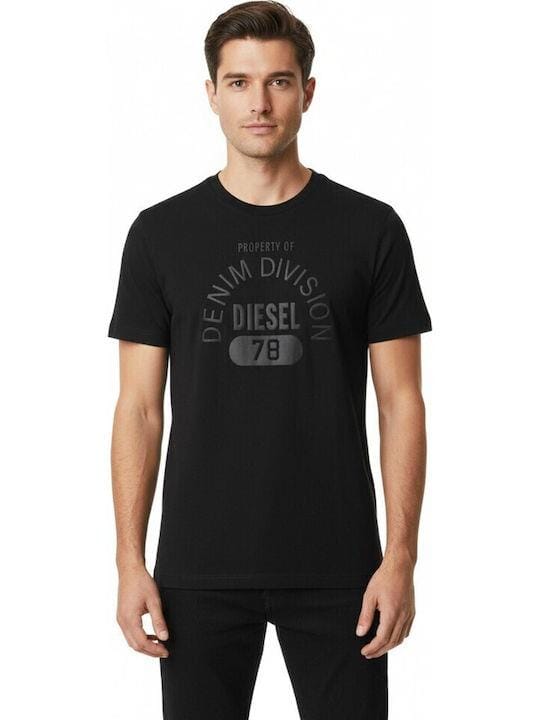 Diesel Mens Logo Tee 9Xx Black | Diesel