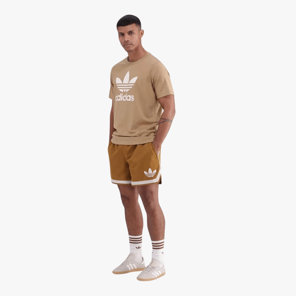 Adidas Mens Tref Short Sleeve Tee Cardboard | Adidas