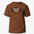 Wildebees Mens Twill Badge Tp Short Sleeve Tee Burnt Rust | Wildebees