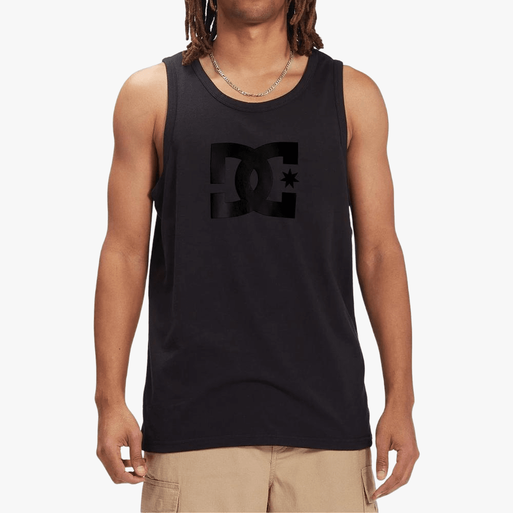 Dc Mens Star Tank Washed Black | DC